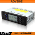 AOVEISE AV270 universal car digital clock mp3 player audio with fixed panel.car audio fm radio export Russia media player hd USB